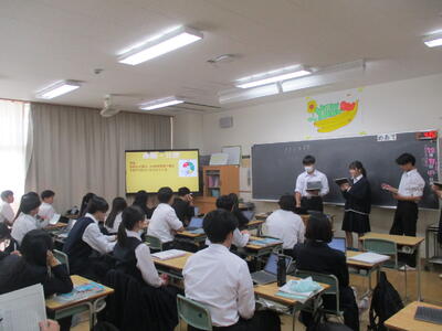 ３年社会（グループ発表）